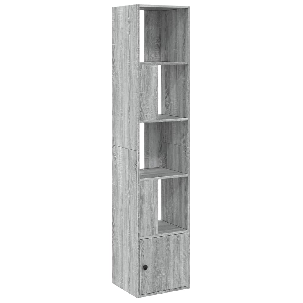 vidaXL Bookcase Grey Sonoma 40x36x189 cm Engineered Wood 2