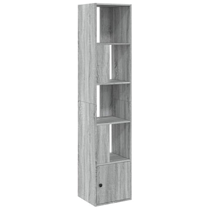 Bookcase Engineered Wood Grey Sonoma