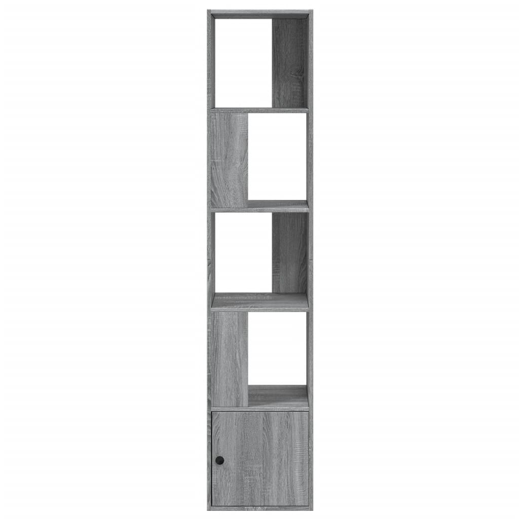 Bookcase Engineered Wood Grey Sonoma