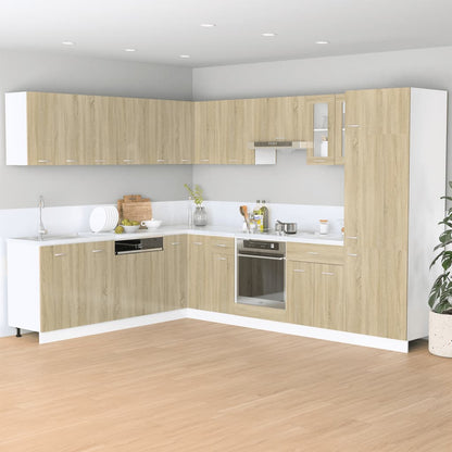 vidaXL Hanging Cabinet Lyon Sonoma Oak 80x31x60 cm Engineered Wood 3