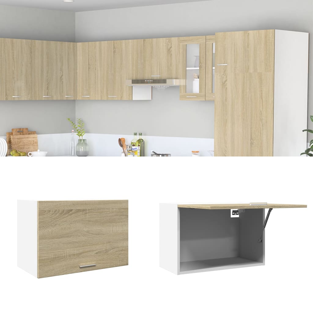 vidaXL Hanging Cabinet Lyon Sonoma Oak 60x31x40 cm Engineered Wood 1