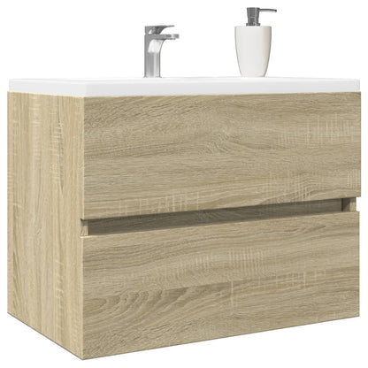 vidaXL Sink Cabinet Sonoma Oak 60x38.5x45 cm Engineered Wood 3