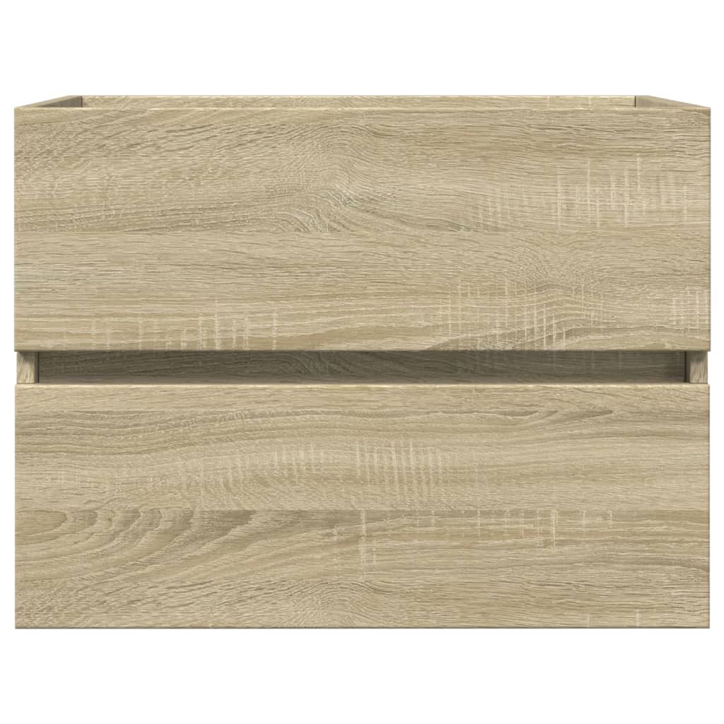 vidaXL Sink Cabinet Sonoma Oak 60x38.5x45 cm Engineered Wood 4