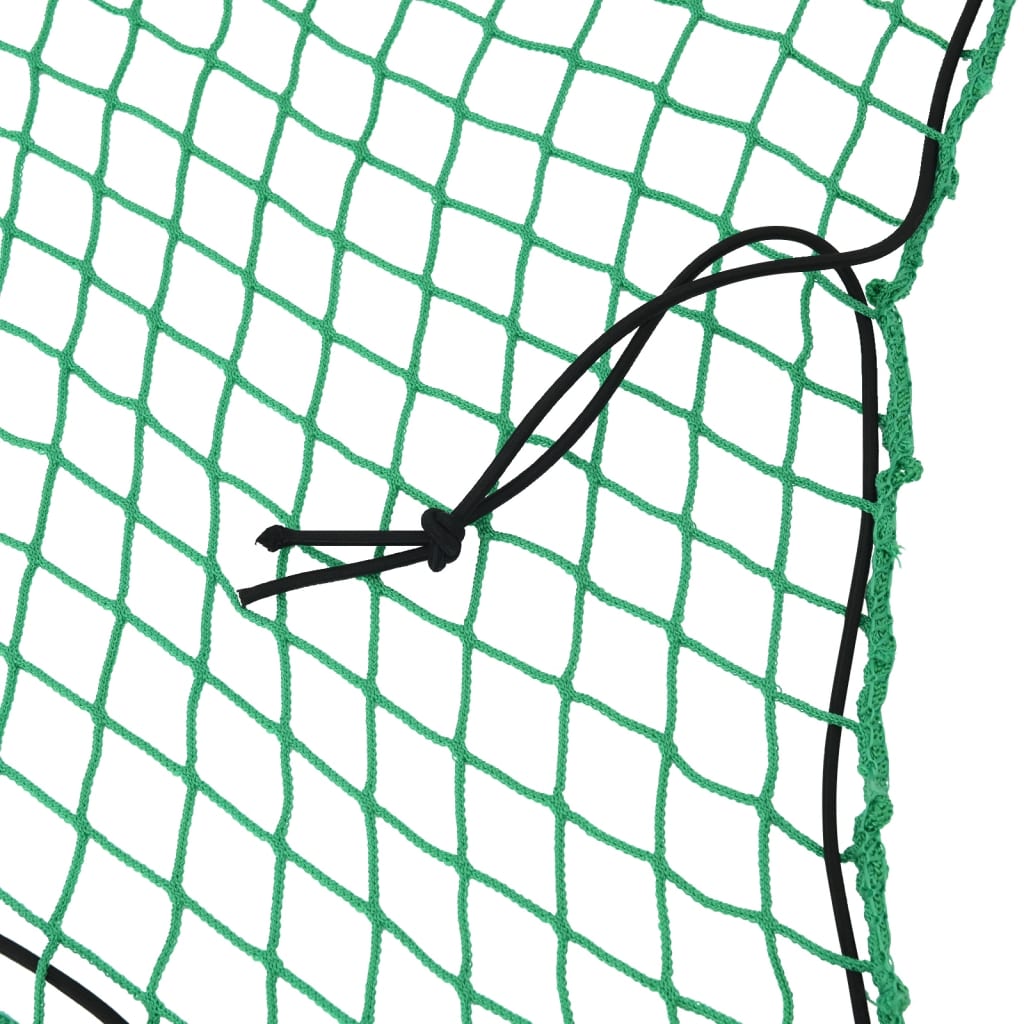 vidaXL Trailer Net with Elastic Rope Green 6x3.5 m PP 3