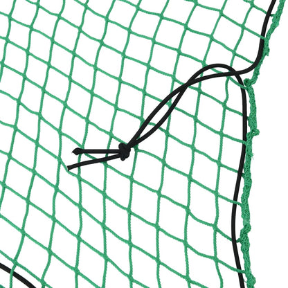 vidaXL Trailer Net with Elastic Rope Green 6x3.5 m PP 3