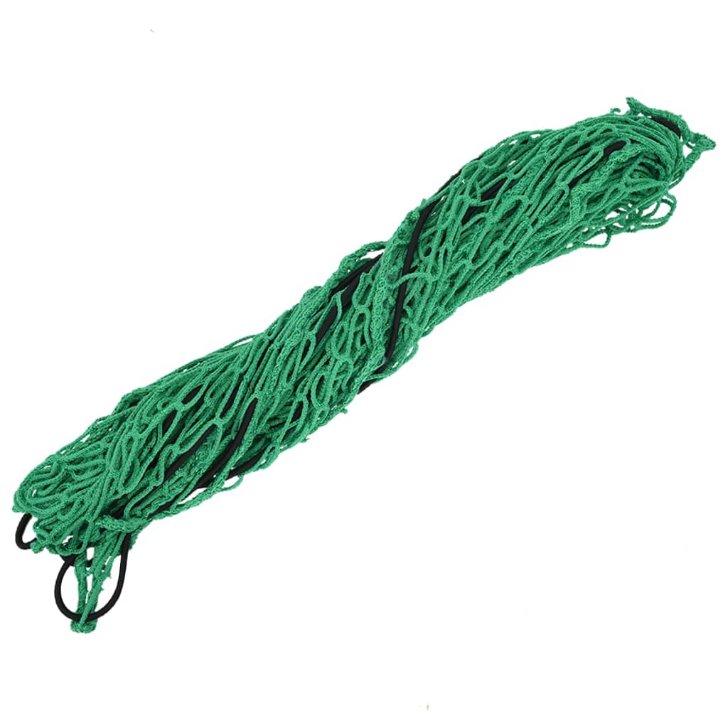 vidaXL Trailer Net with Elastic Rope Green 8x3.5 m PP 2