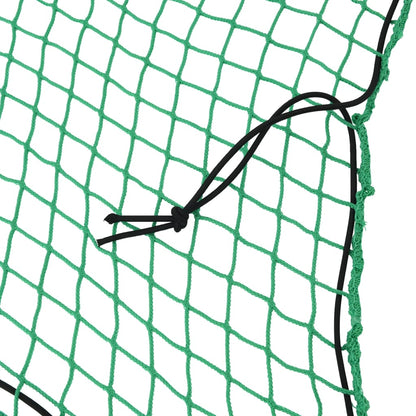 vidaXL Trailer Net with Elastic Rope Green 8x3.5 m PP 3