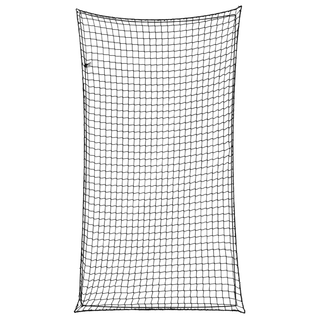 vidaXL Trailer Net with Elastic Rope Black 4.5x2.5 m PP 1