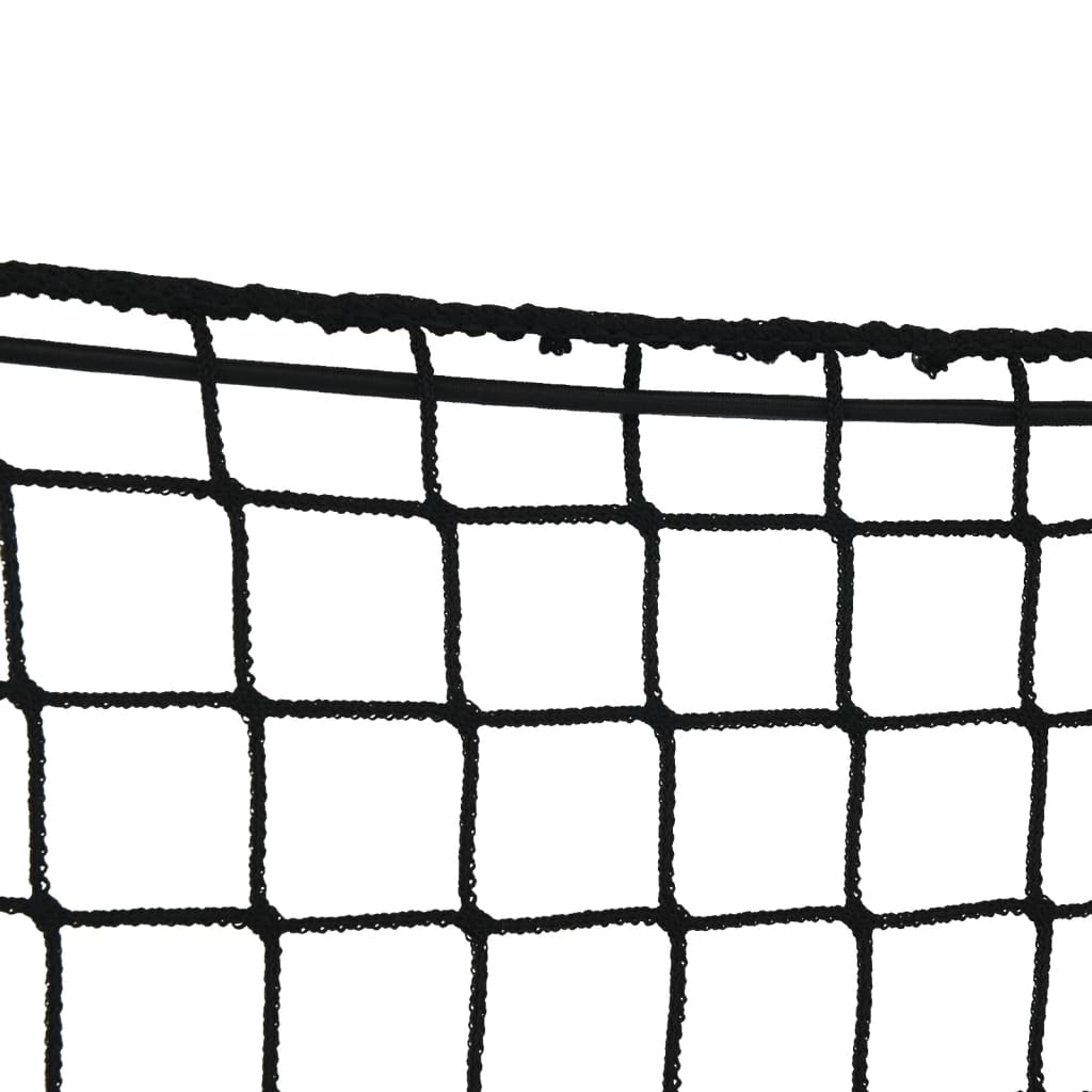 vidaXL Trailer Net with Elastic Rope Black 4.5x2.5 m PP 5