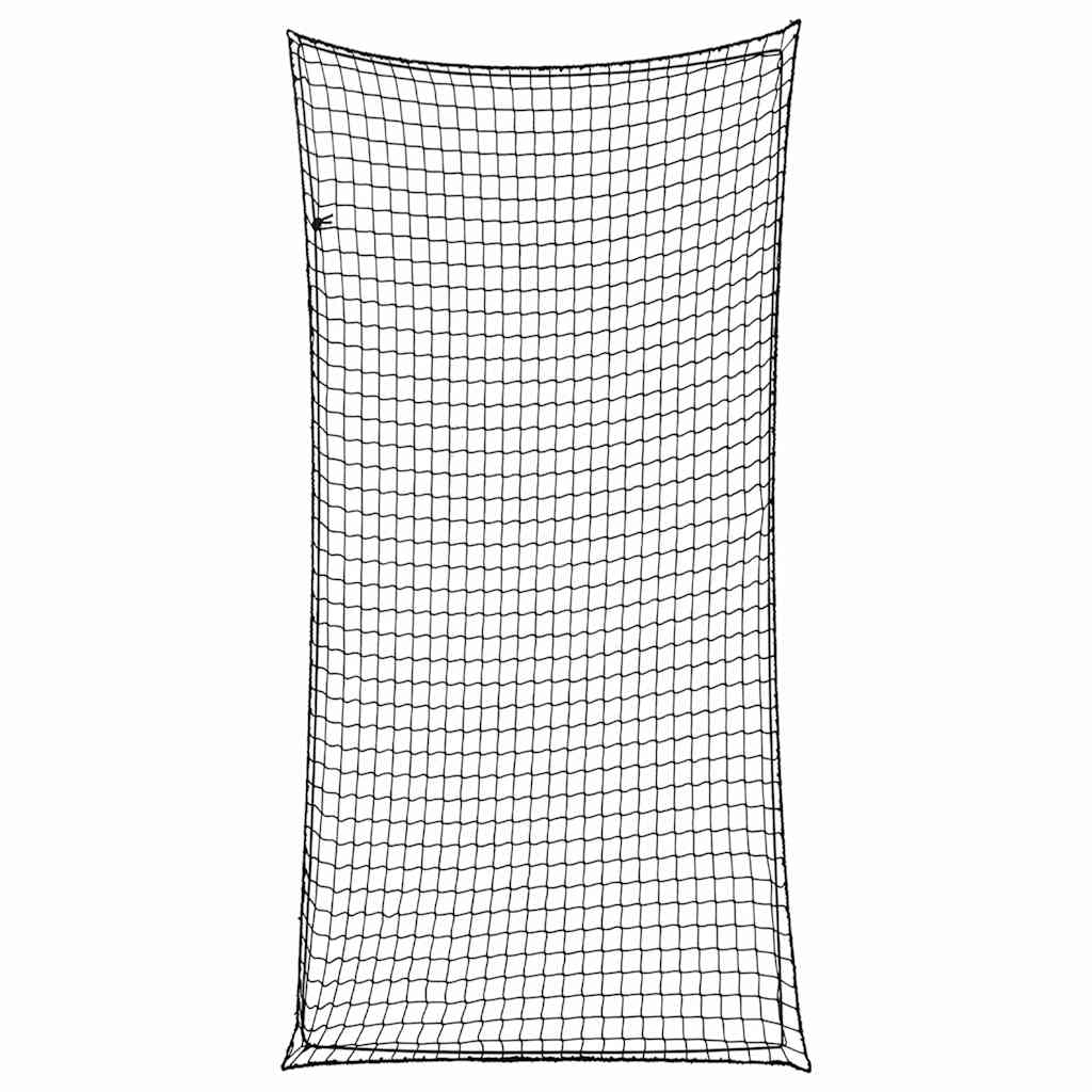 vidaXL Trailer Net with Elastic Rope Black 6x3 m PP 1