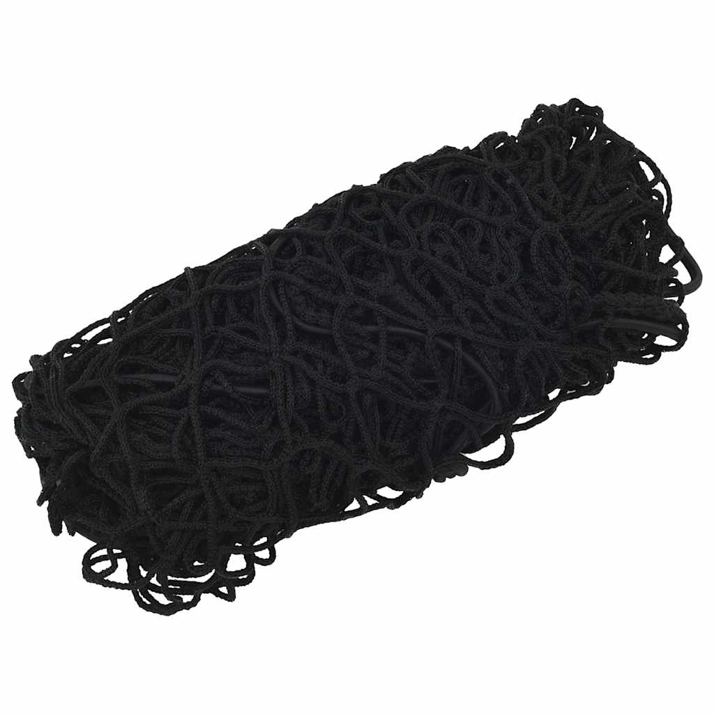 vidaXL Trailer Net with Elastic Rope Black 6x3 m PP 2