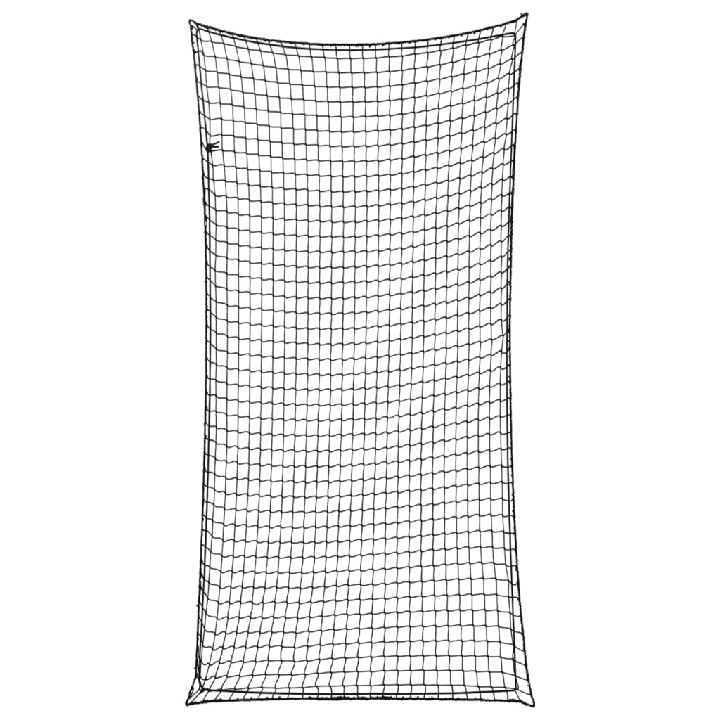 vidaXL Trailer Net with Elastic Rope Black 7x3.5 m PP 1