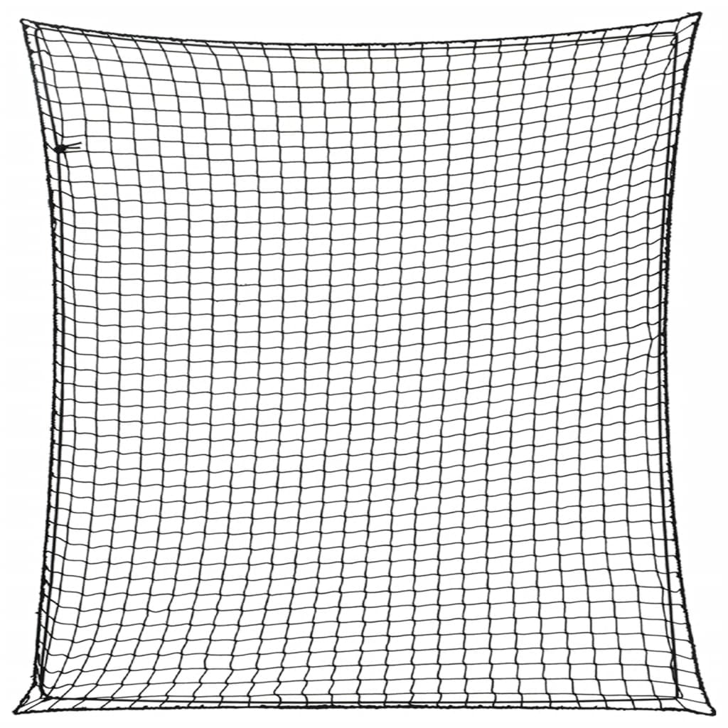 vidaXL Trailer Net with Elastic Rope Black 4x4 m PP 1