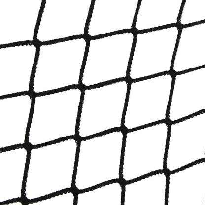 vidaXL Trailer Net with Elastic Rope Black 4x4 m PP 4