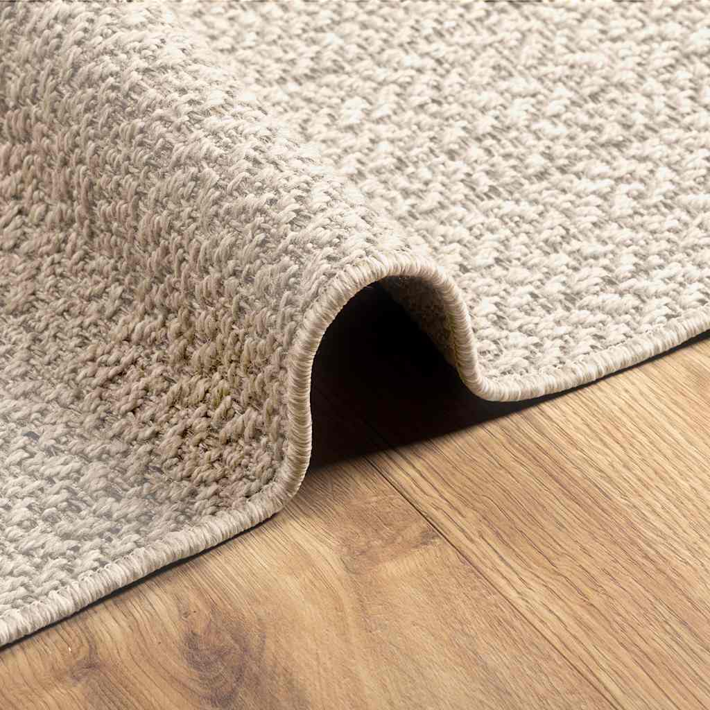 vidaXL Rug ZIZUR Cream 80x250 cm Jute Look Indoor and Outdoor 6