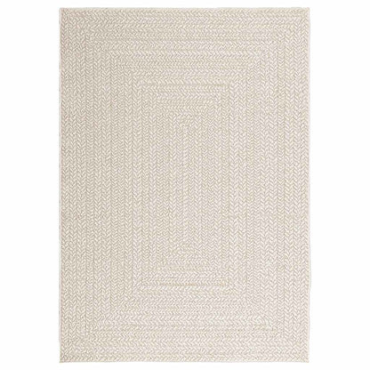 vidaXL Rug ZIZUR Cream 120x170 cm Jute Look Indoor and Outdoor 3