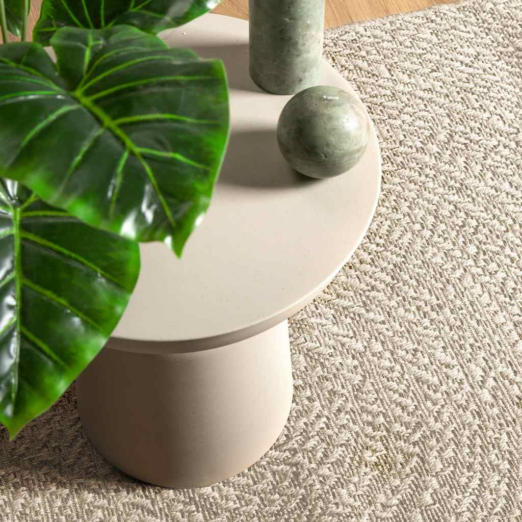 vidaXL Rug ZIZUR Cream 80x250 cm Jute Look Indoor and Outdoor 2
