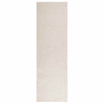 vidaXL Rug ZIZUR Cream 80x250 cm Jute Look Indoor and Outdoor 3