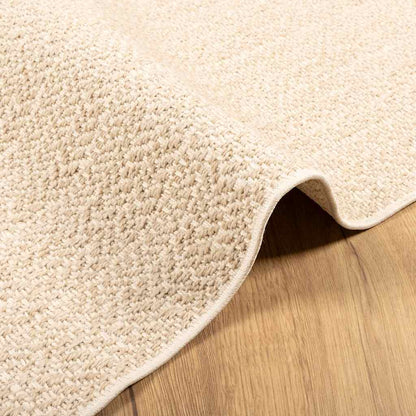 vidaXL Rug ZIZUR Beige 120x120 cm Jute Look Indoor and Outdoor 6