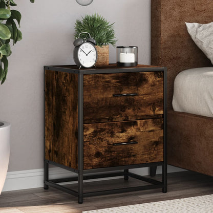 Bedside Cabinet 40x31x50 cm Engineered Wood Smoked oak