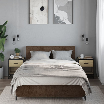 vidaXL Bedside Cabinets 2 pcs Sonoma Oak 40x31x50 cm Engineered Wood 3