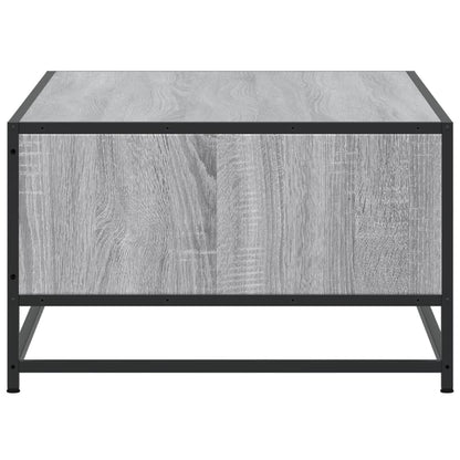 vidaXL Coffee Table Grey Sonoma 100x57x35 cm Engineered Wood and Metal 6