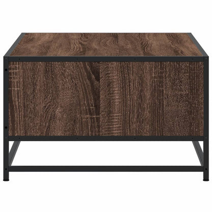 vidaXL Coffee Table Brown Oak 100x57x35 cm Engineered Wood and Metal 6
