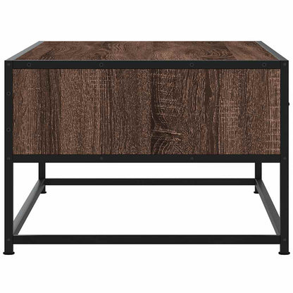 vidaXL Coffee Table Brown Oak 100x50x35 cm Engineered Wood and Metal 6