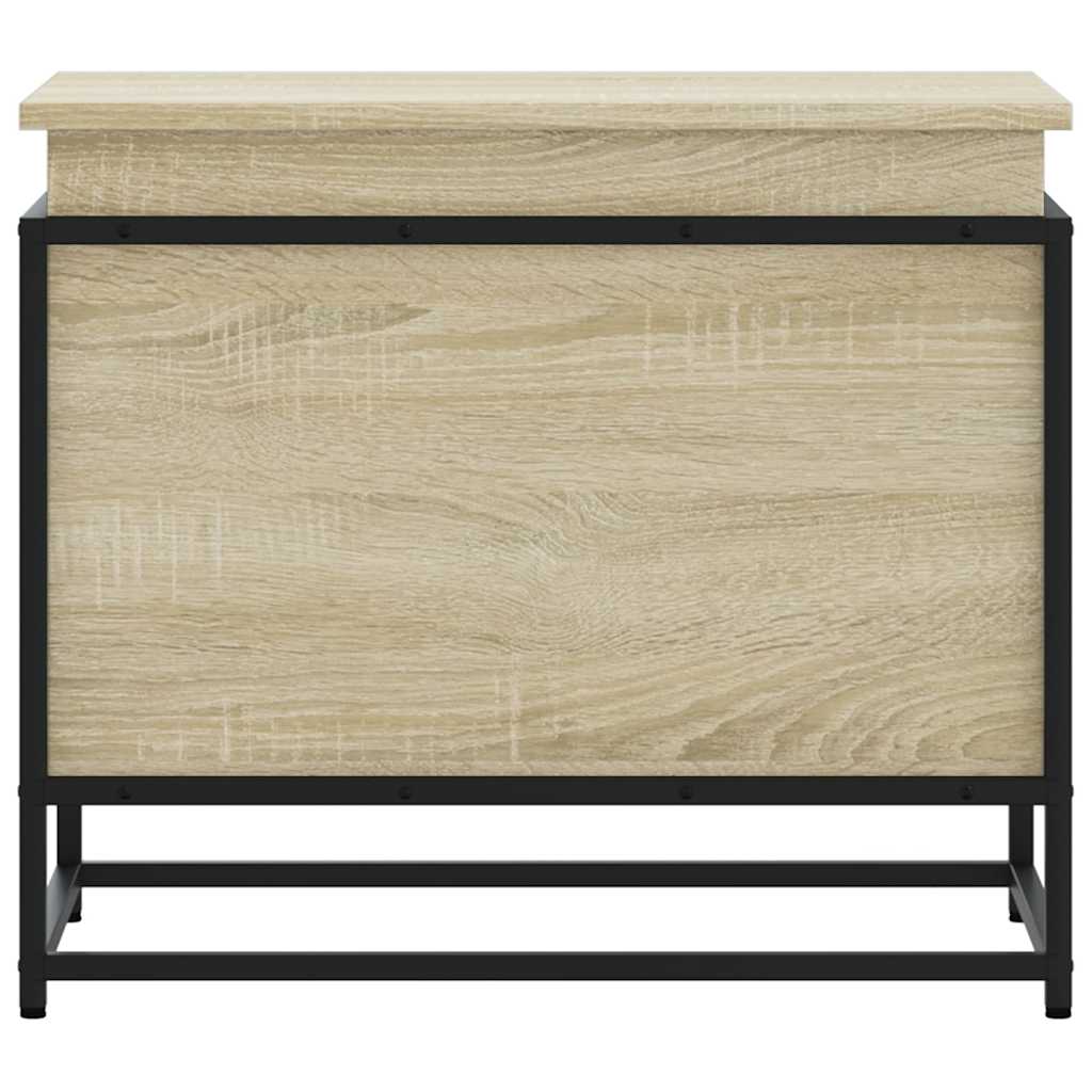 vidaXL Storage Box with Lid Sonoma Oak 60x40x51.5 cm Engineered Wood 4