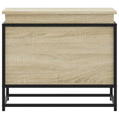 vidaXL Storage Box with Lid Sonoma Oak 60x40x51.5 cm Engineered Wood 4