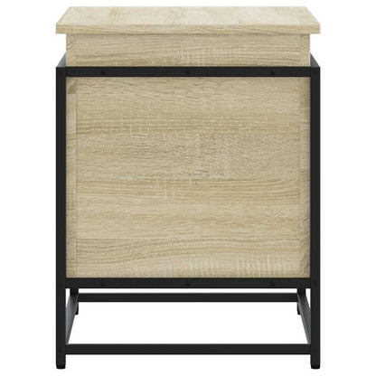 vidaXL Storage Box with Lid Sonoma Oak 60x40x51.5 cm Engineered Wood 5