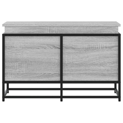 vidaXL Storage Box with Lid Grey Sonoma 80x40x51.5 cm Engineered Wood 4