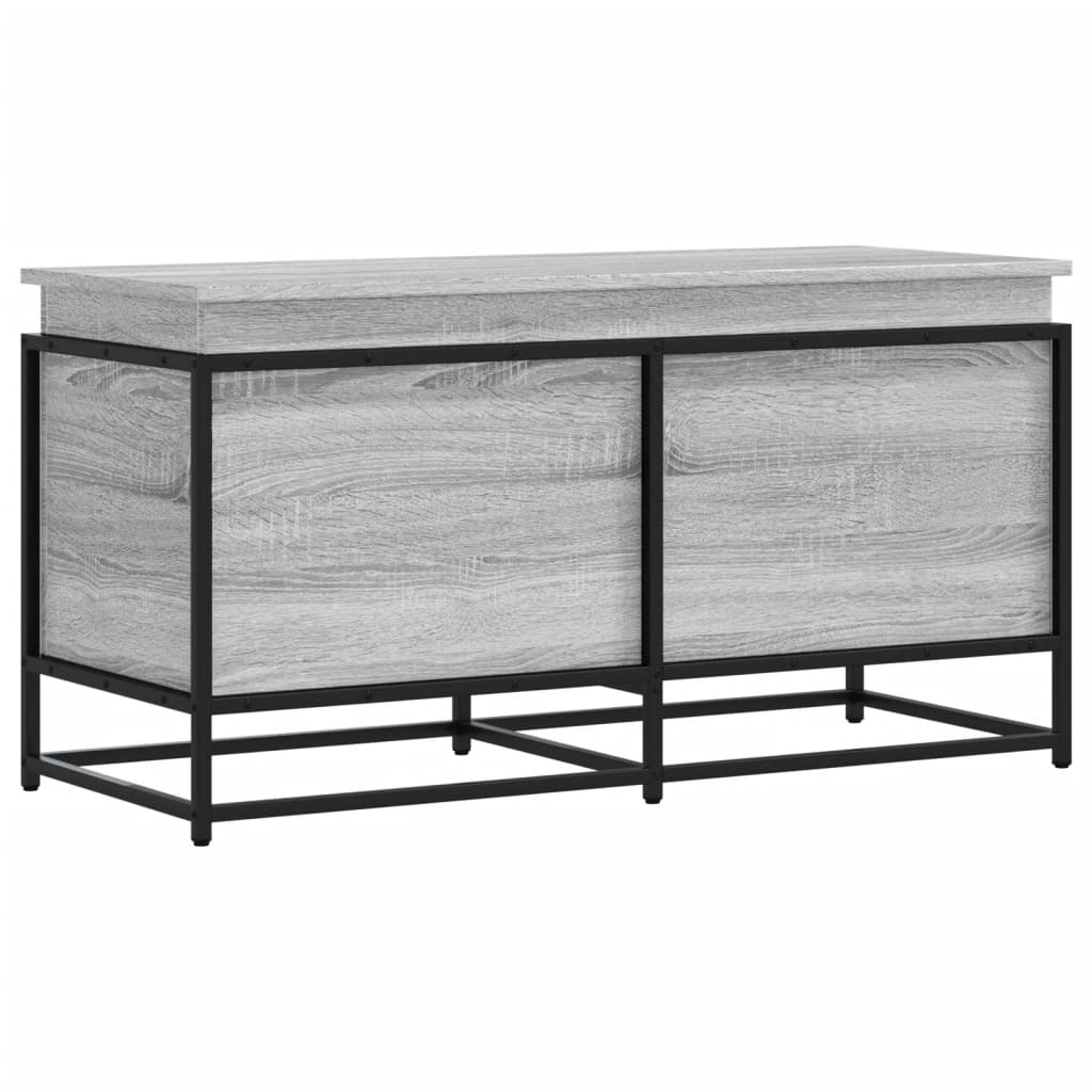 Storage Box with Lid 40x40x51,5 cm Engineered Wood Grey sonoma 100 x 40 x 51.5 cm
