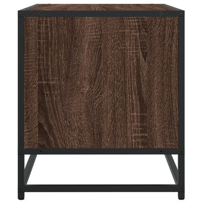 vidaXL TV Cabinet Brown Oak 120,5x40x46 cm Engineered Wood and Metal 6