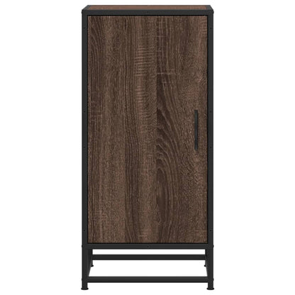 vidaXL Sideboard Brown Oak 35.5x35x76 cm Engineered Wood and Metal 4