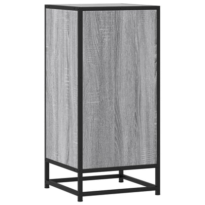 vidaXL Sideboard Grey Sonoma 35.5x35x76 cm Engineered Wood and Metal 6