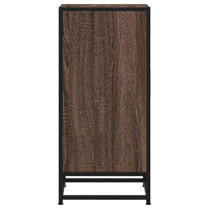 vidaXL Sideboard Brown Oak 35.5x35x76 cm Engineered Wood and Metal 6