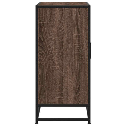 vidaXL Sideboard Brown Oak 68x35x76 cm Engineered Wood and Metal 6