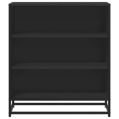 vidaXL Sideboard Black 68x35x76 cm Engineered Wood and Metal 4