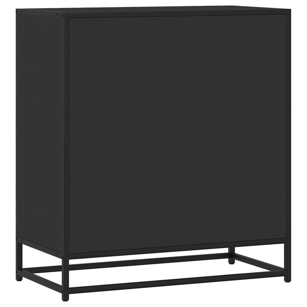 vidaXL Sideboard Black 68x35x76 cm Engineered Wood and Metal 6