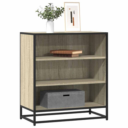 vidaXL Sideboard Sonoma Oak 68x35x76 cm Engineered Wood and Metal 1