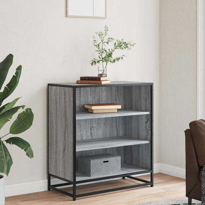 vidaXL Sideboard Grey Sonoma 68x35x76 cm Engineered Wood and Metal 3