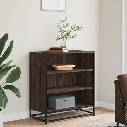 vidaXL Sideboard Brown Oak 68x35x76 cm Engineered Wood and Metal 3