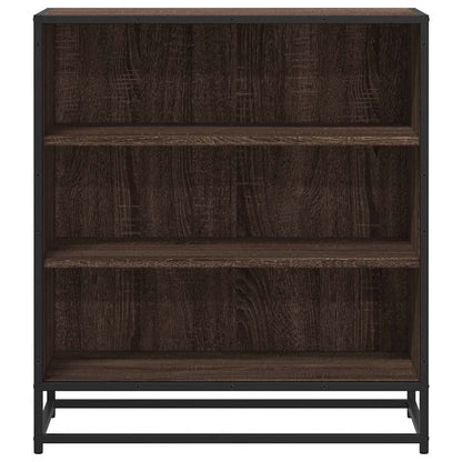 vidaXL Sideboard Brown Oak 68x35x76 cm Engineered Wood and Metal 4