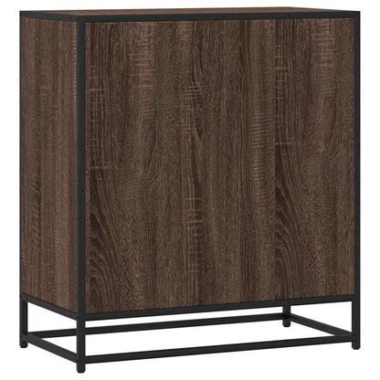 vidaXL Sideboard Brown Oak 68x35x76 cm Engineered Wood and Metal 6