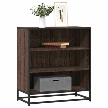 vidaXL Sideboard Brown Oak 68x35x76 cm Engineered Wood and Metal 1