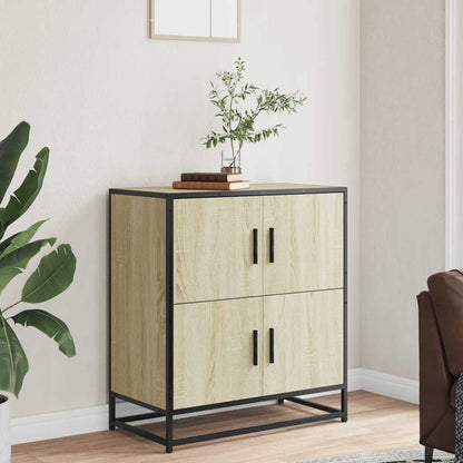Sideboard 68x35x76 cm Engineered Wood Sonoma oak
