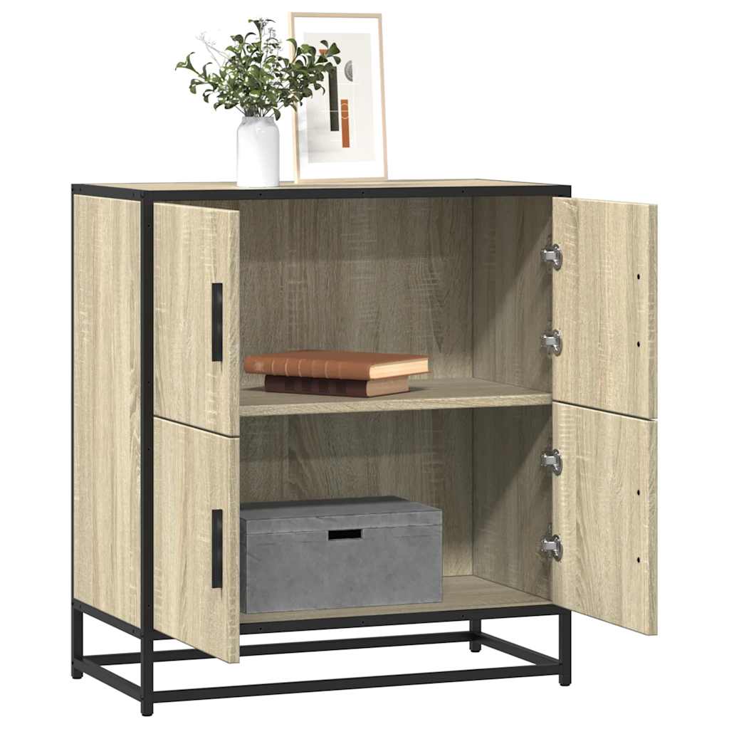 Sideboard 68x35x76 cm Engineered Wood Sonoma oak