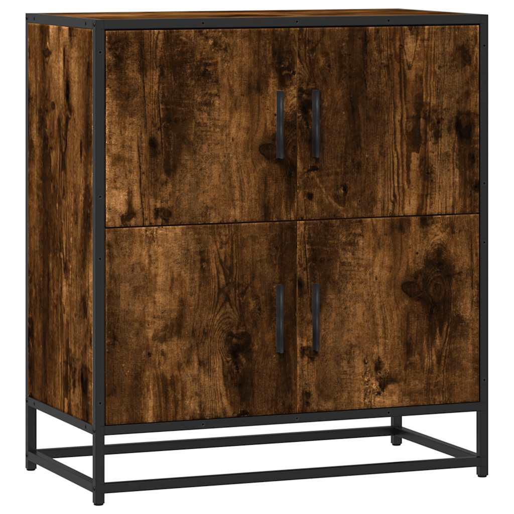 Sideboard 68x35x76 cm Engineered Wood Smoked oak