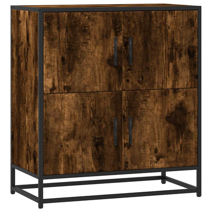 Sideboard 68x35x76 cm Engineered Wood Smoked oak